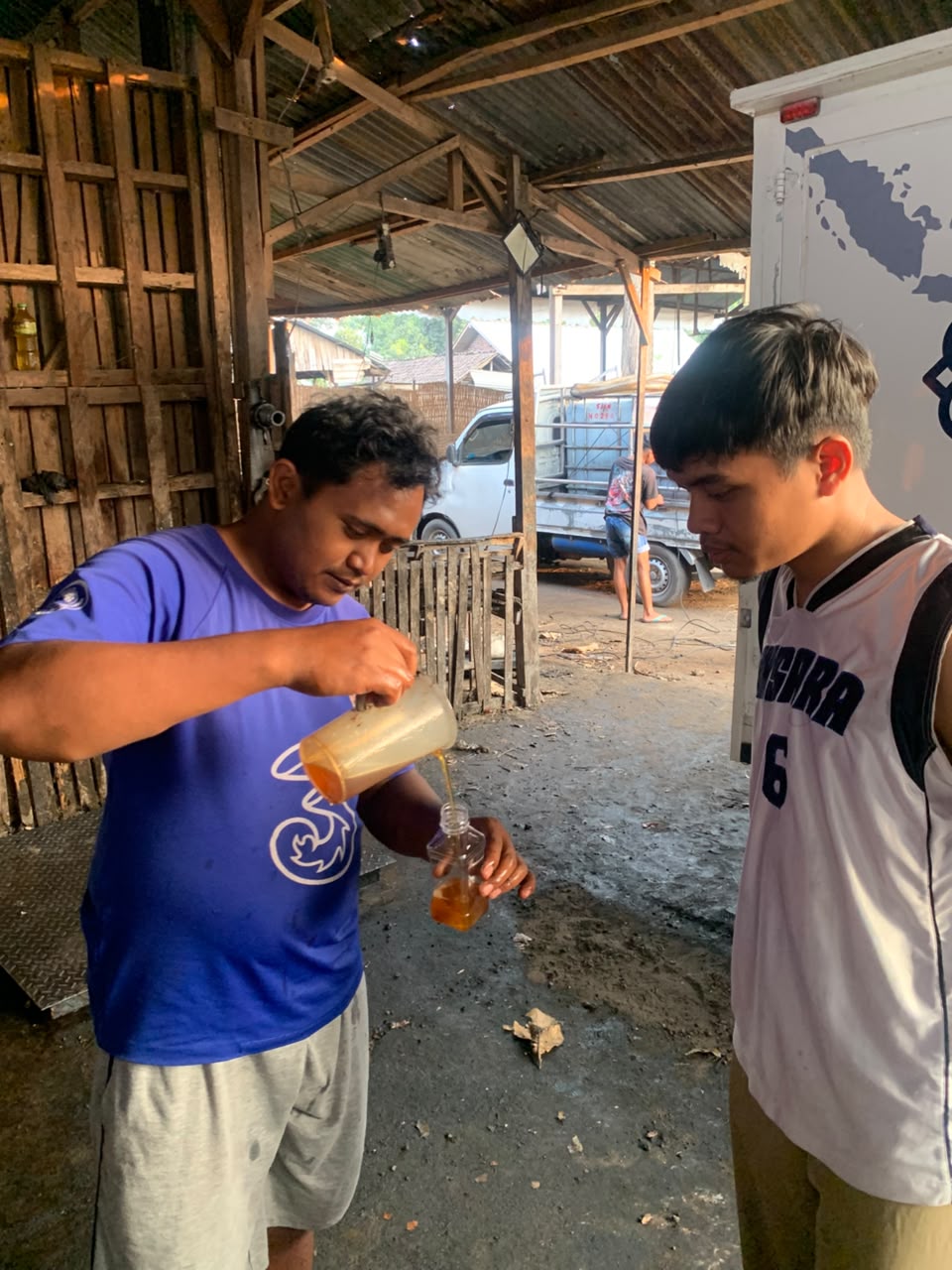 Sampel diambil dari beberapa titik